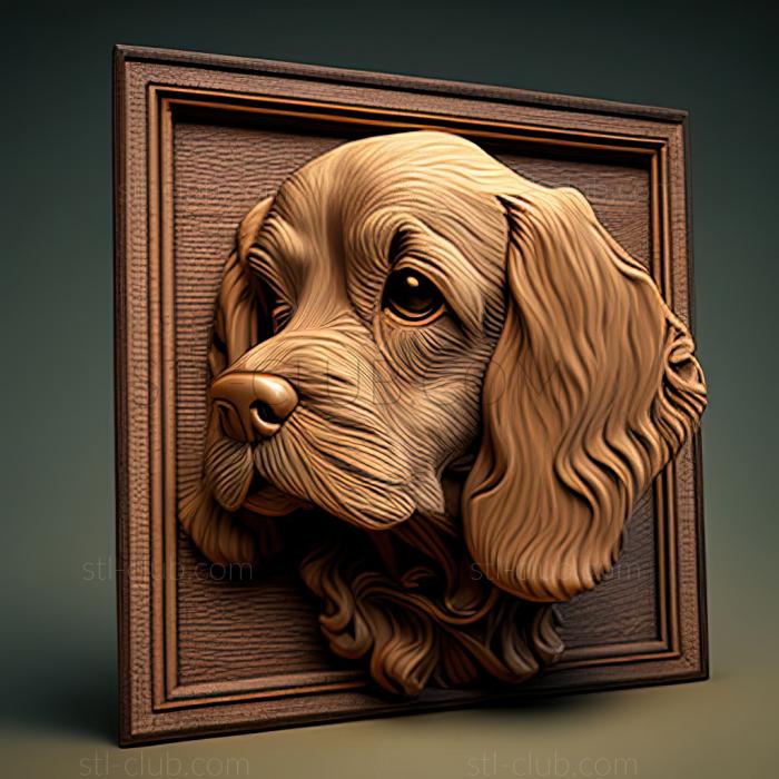 3D model st Barry the dog famous animal (STL)